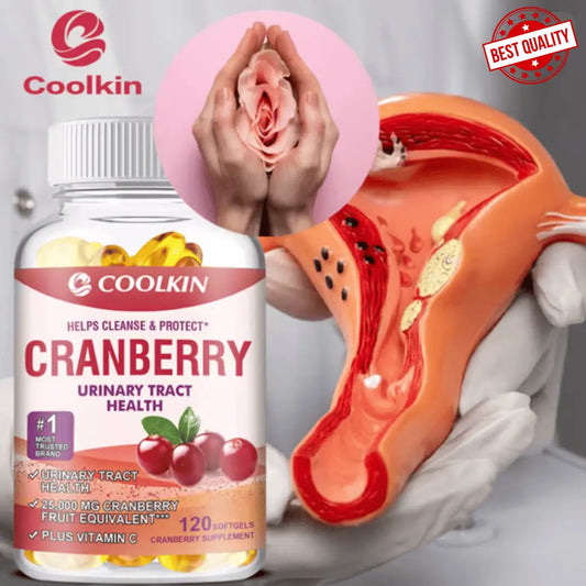 Arándano rojo - con Vitamina C - Apoya la salud urinaria e inmunológica, el control de la vejiga, y promueve una función renal saludable - 120 cápsulas