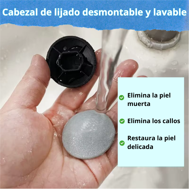 LIMA ELECTRICA PARA PIES 👣✨